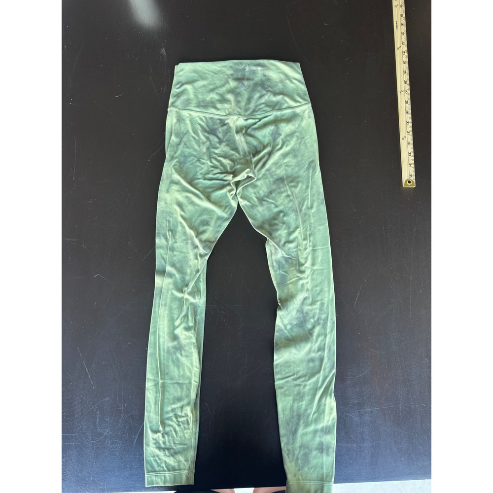 Lululemon Align High-Rise Pant 28 Diamond Dye Light Sage Medium Olive Size 6 - Picture 4 of 6